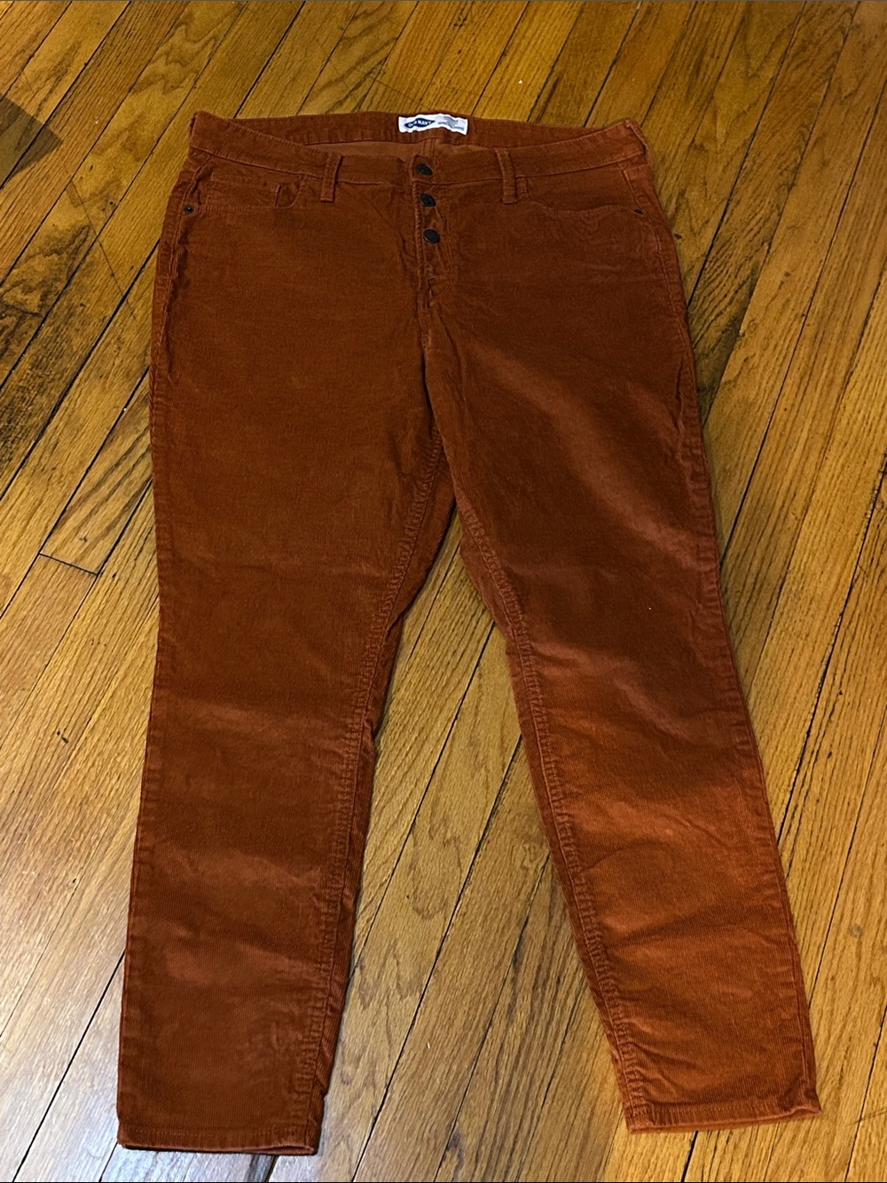 Old Navy Corduroy Pants in Deep Rust